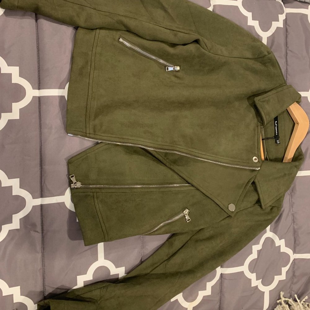 Green Suede Jacket